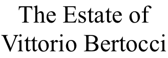 The estate of Vittorio Bertocci